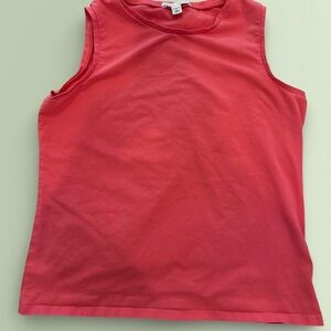 Banana Republic Women’s Sleeveless Coral Top Shirt Tank Sz L